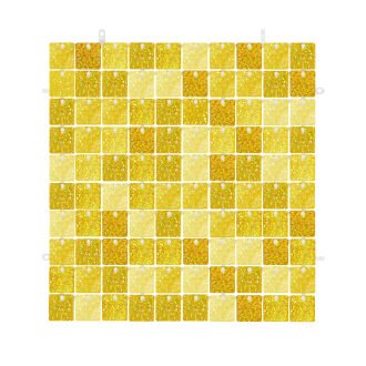 Závěsný party panel se zlatými flitry 30x30 cm