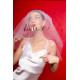 Voal alb pentru petrecerea burlăcițelor Bride to be