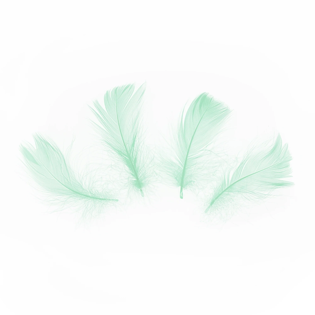 Zöld toll konfetti, 50 db – asztali és lufidekorációhoz