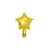 Zlati folijski baloni zvezda 12 cm – komplet 25 kosov za praznovanje