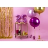Zlat balon iz folije, krogla 40 cm – kovinski dekorativni balon