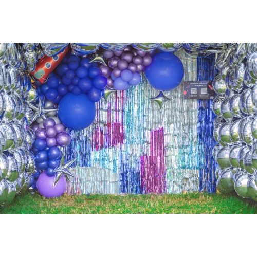 Zlatý fóliový balón hviezda 4-hrotová, 45 cm – párty dekorácia