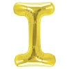 Balon folie auriu literă I 40 cm