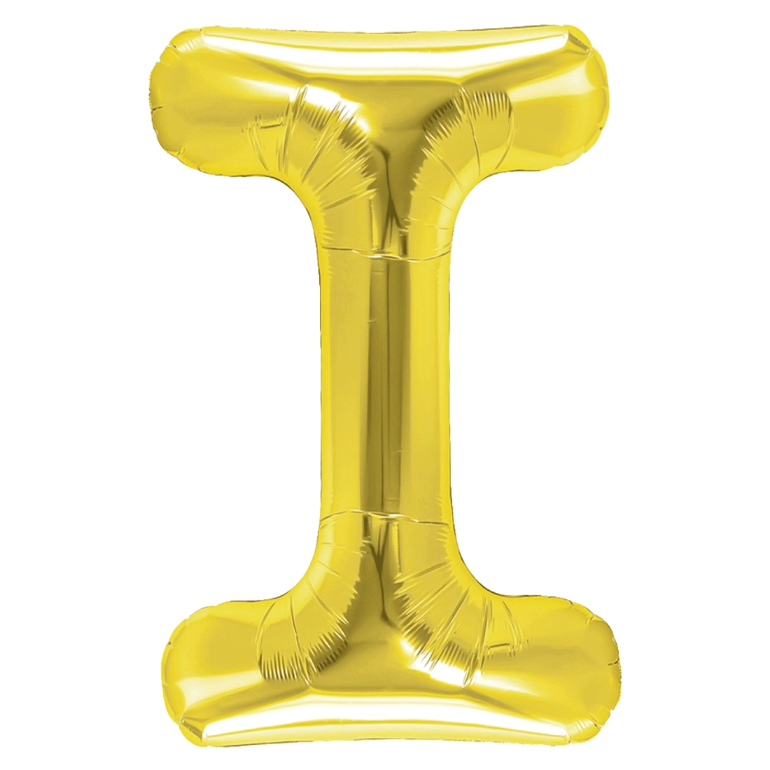 Balon folie auriu literă I 40 cm