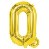 Balon folie auriu literă Q 40 cm