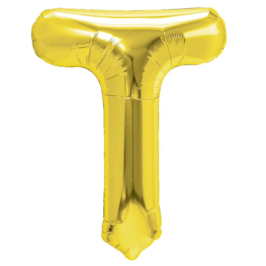 Balon folie auriu literă T 40 cm