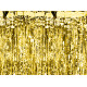 Zlata kovinska party zavesa iz folije 100x200 cm – dekorativna zavesa