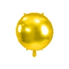 Zlat balon iz bleščeče folije, okrogel, 80 cm