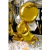Zlat balon iz bleščeče folije, okrogel, 80 cm