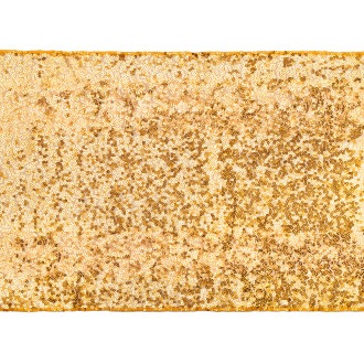 Zlati bleščeči namizni šal z bleščicami 30x500 cm – slavnostna dekoracija