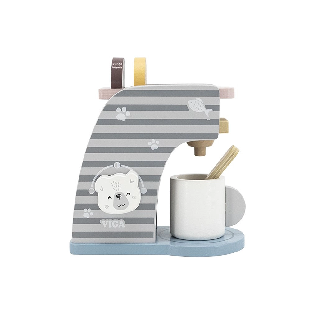 Detský drevený kávovar Viga PolarB súprava