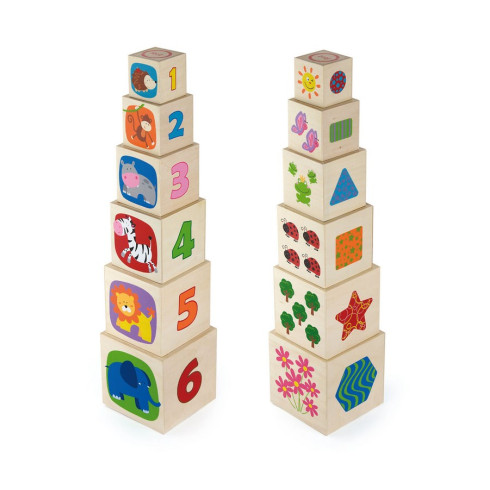 Drevená pyramída pre deti Viga City