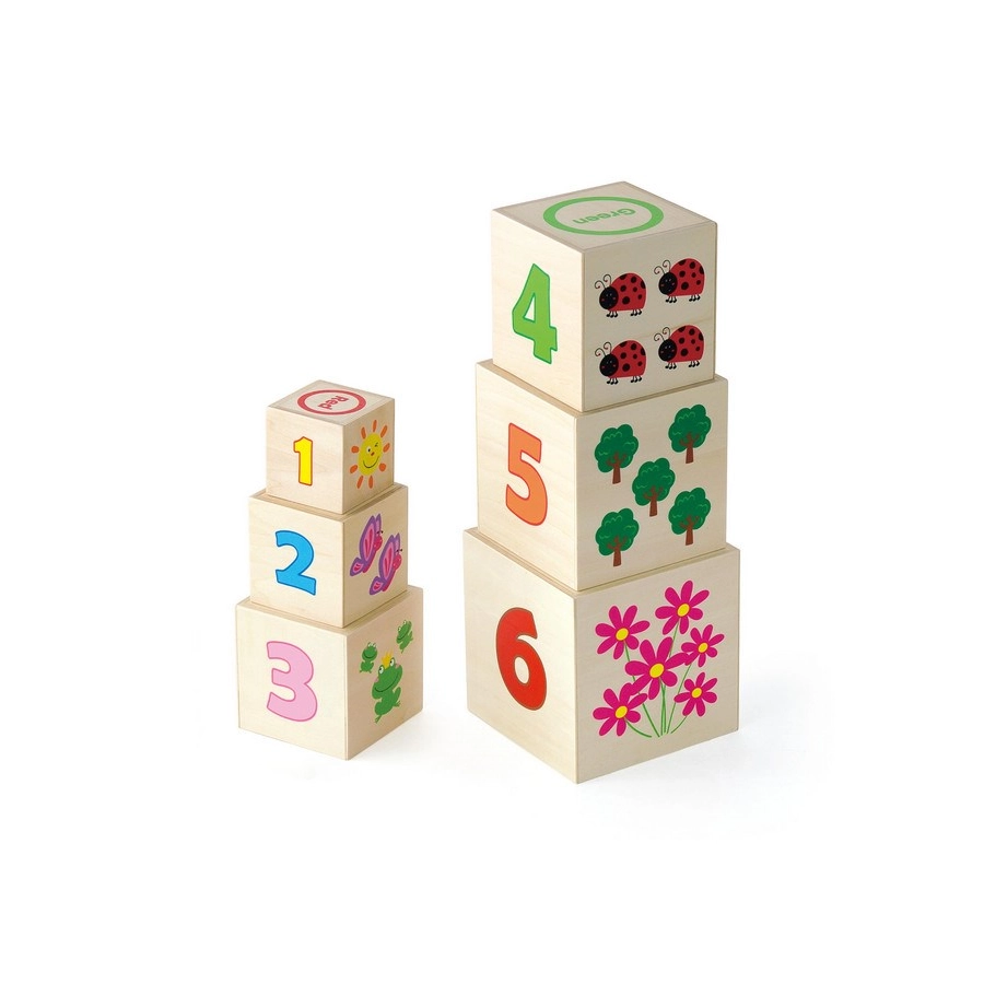 Drevená pyramída pre deti Viga City