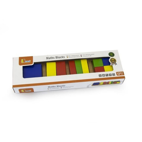 Drevené kocky pre deti Viga zlomky