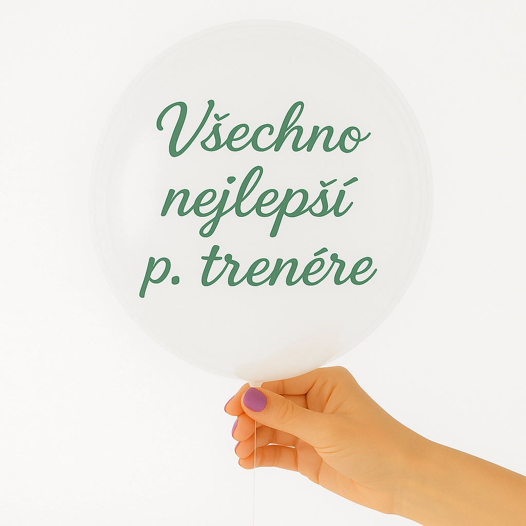 Balón Bobo – Váš vlastní text na balon