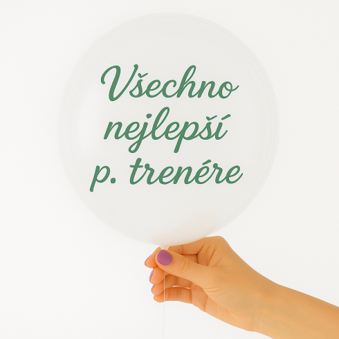 Balón Bobo – Váš vlastní text na balon