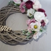 Celoroční květinový věnec na dveře - 30 cm