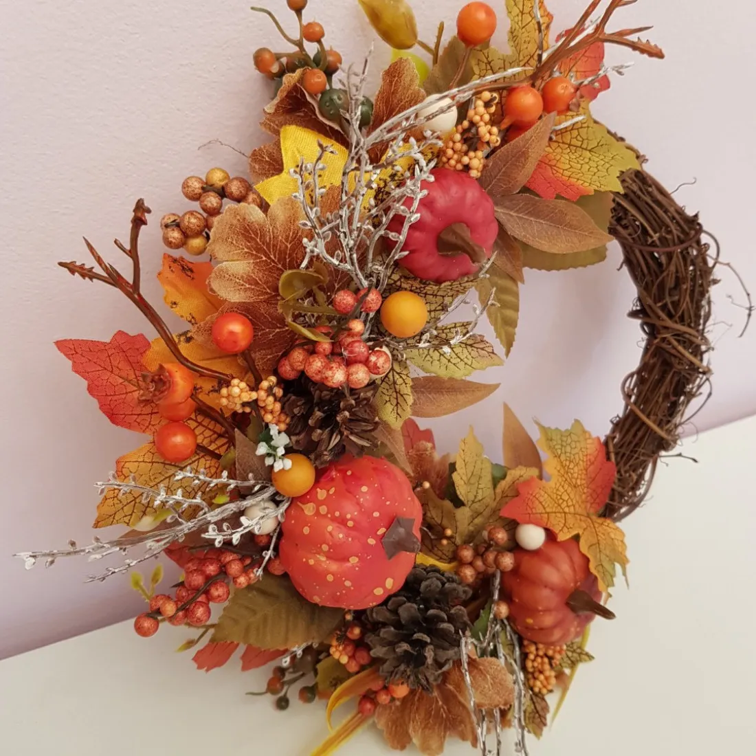 Jesenný veniec - 26 cm 