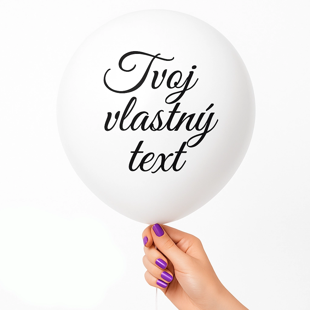 Váš vlastní text na balón