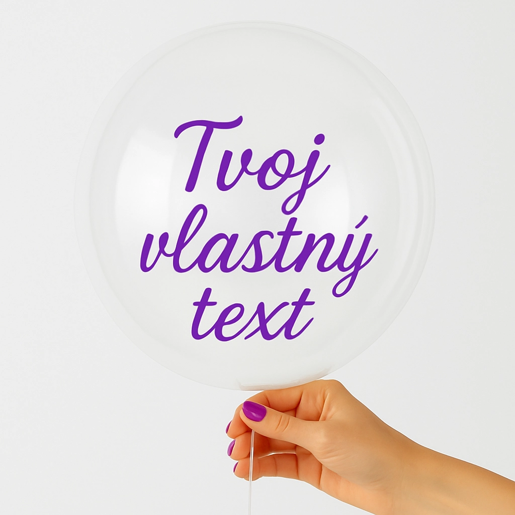 Váš vlastní text na balón