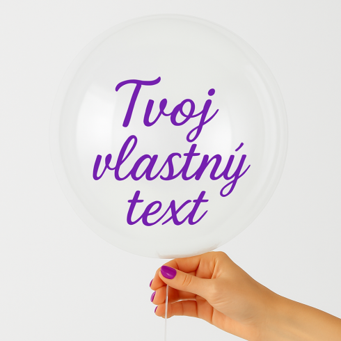 Váš vlastný text na balón