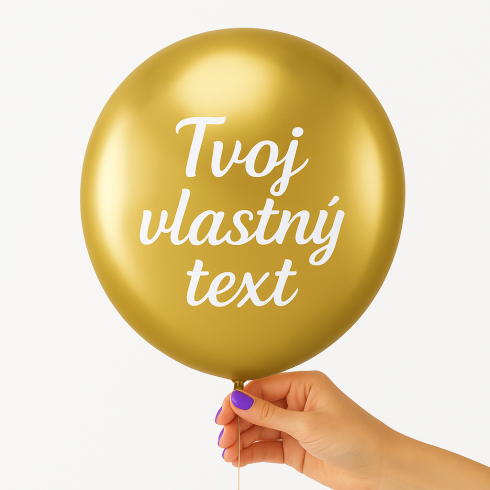 Váš vlastný text na balón