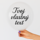 Váš vlastný text na balón