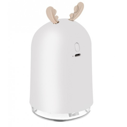 Mini Zvlhčovač vzduchu USB, 250 ml biely