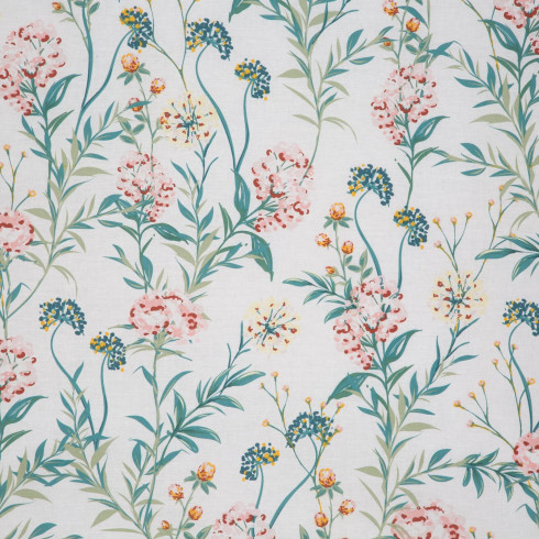 Bavlněné ložní povlečení Ella s motivem letních květin 140 x 200 cm