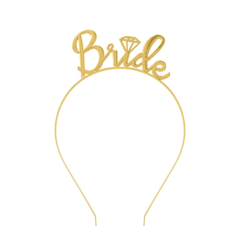 Arany „Bride” leánybúcsús fejpánt