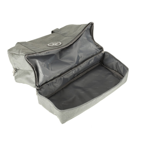 Cestovná taška do lietadla sivá, 39 x 18 x 30 cm