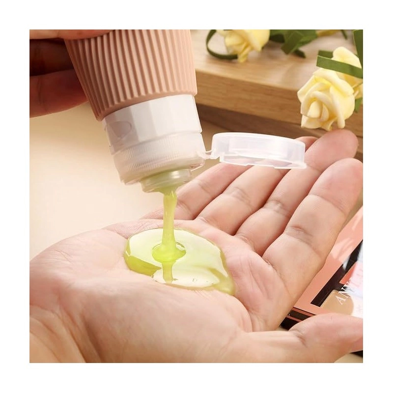 Cestovní silikonové kosmetické lahvičky 4v1, 90 ml