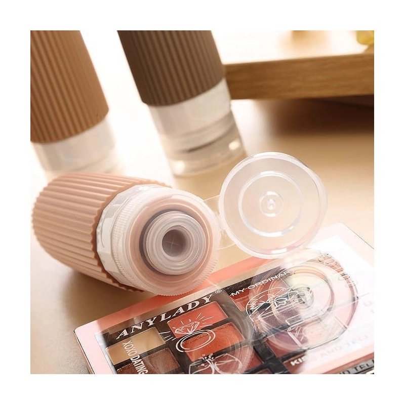 Cestovní silikonové kosmetické lahvičky 4v1, 90 ml