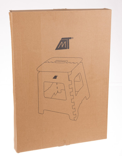 Čierno-biela skladacia stolička 39 cm