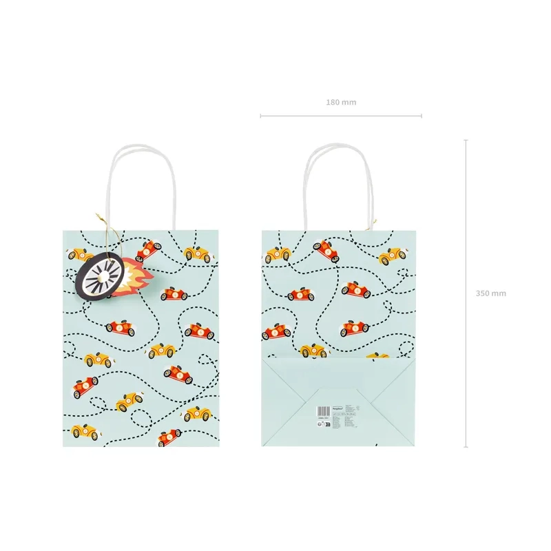 Pungă cadou Cars 10,5 x 18 x 25 cm