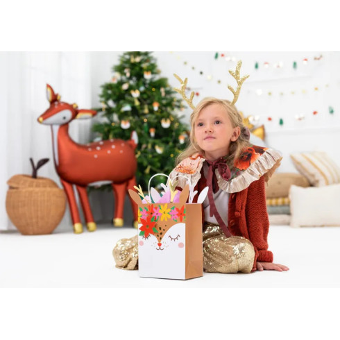 Darilna vrečka Deer 20,5 × 30 × 10,5 cm