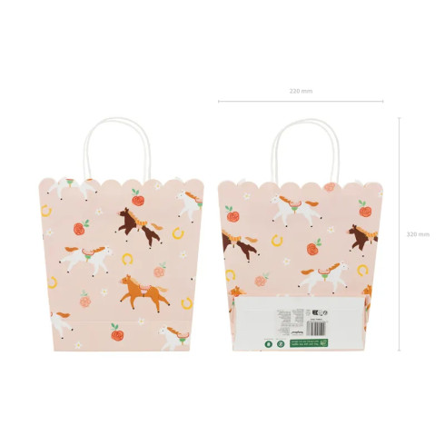 Darilna vrečka Konji 23 × 22 × 8,5 cm