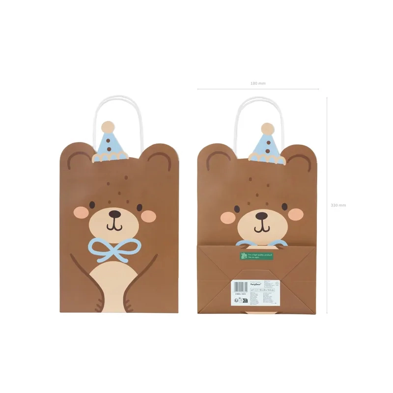 Pungă cadou Ursuleț 18×29×10,5 cm