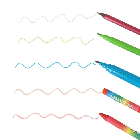 Detská výtvarná sada v kufríku 208 ks, ružová