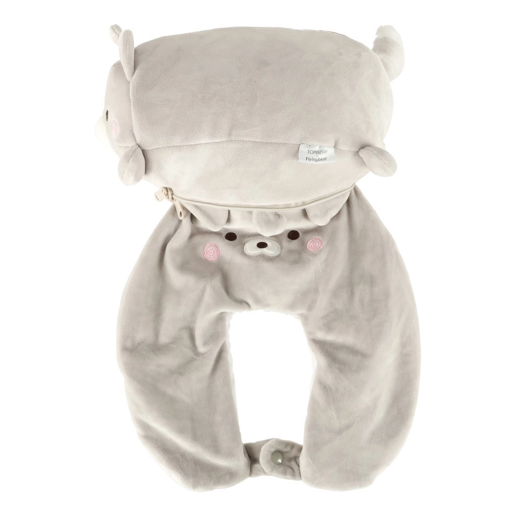 Detský ergonomický cestovný vankúš 2v1 - mačka