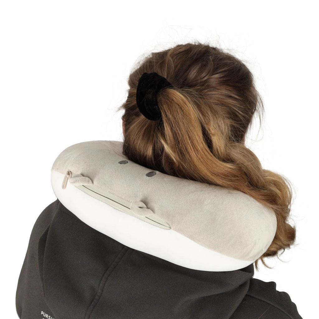 Detský ergonomický cestovný vankúš 2v1 - medveď