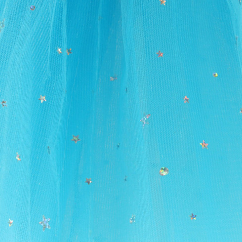 Dětský karnevalový kostým jednorožec – modrá sukně a čelenka