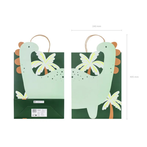 Ajándéktáska Dinoszaurusz 10×24×37 cm