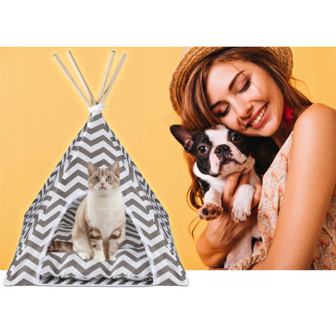 Domček pre mačku a psa - Teepee stan 