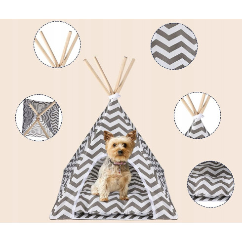 Domček pre mačku a psa - Teepee stan 