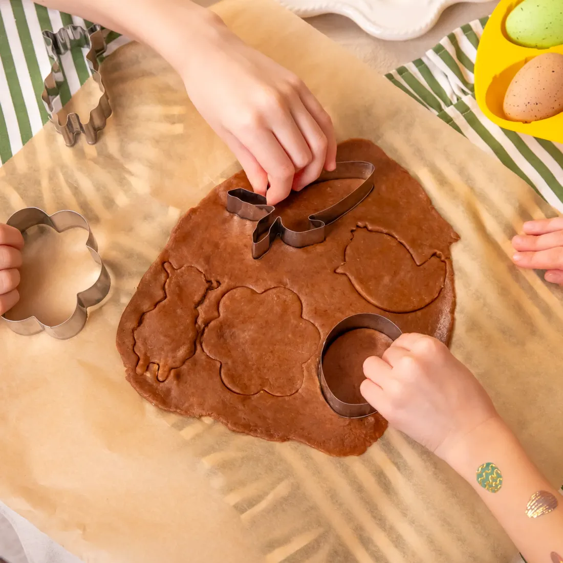 Forme decupatoare pentru prăjituri de Paște – set 6 buc.