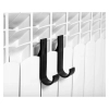 Háčky na radiátor a sprchový kout černé, 2 ks