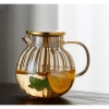 Jantárový džbán s vlnitými stenami - 1100 ml