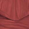 Jednofarebné posteľné obliečky Nova z bavlneného saténu 140x200 cm - červené