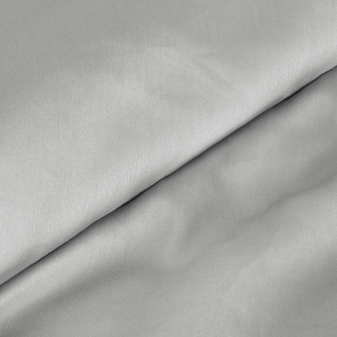 Jednofarebné posteľné obliečky Nova z bavlneného saténu 140x200 cm - svetlo sivé